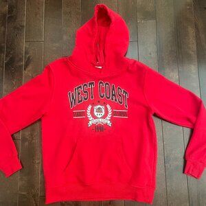 Red Graphic Sweatshirt